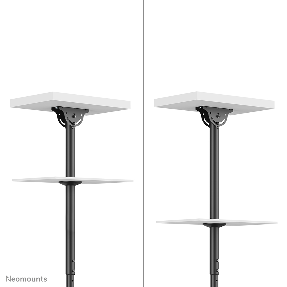 Neomounts CL35-440BL16L Supporto monitor/TV a soffitto 37-70" - alt. 106-156 cm